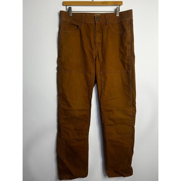 REI Cooperative Double Knee Carpenter Jeans Pants Men's 34x32 Tan/brown - Picture 1 of 6